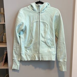 Lululemon Mint Green Zip-Up Hoodie